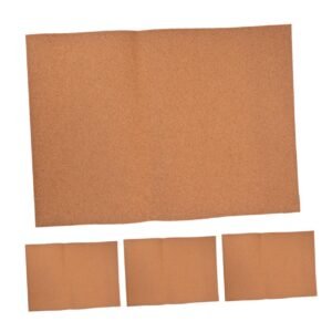 Cork Roll Padding 4pcs Drawer Liners Moisture Barrier Draw Liner for Kitchen Cabinets Adhesive Non-Slip